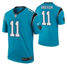 Robby Anderson Carolina Panthers Blue Color Rush Legend Jersey