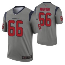 Men Nick Martin Houston Texans Jersey Gray Inverted Legend Edition