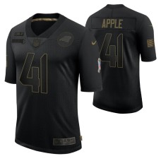 Eli Apple No. 41 Carolina Panthers Black Salute To Service 2020 Limited Jersey