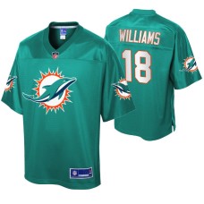 Men Miami Dolphins Preston Williams Team Icon Aqua Jersey