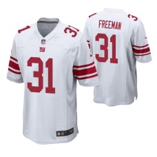 New York Giants Devonta Freeman #31 Game White Jersey