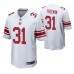 New York Giants Devonta Freeman #31 Game White Jersey