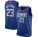 Men's LA Clippers #23 Lou Williams Nike Royal 2020-21 Swingman Stitched Jersey