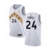 Men's Toronto Raptors #24 Norman Powell Swingman White 2019 Basketball Finals Champions Jersey - City Edition