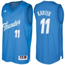 Men's Oklahoma City Thunder #11 Enes Kanter Blue 2016-2017 Christmas Day NBA Swingman Jersey