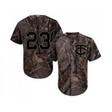 Men's Minnesota Twins #23 Nelson Cruz Authentic Camo Realtree Collection Flex Base Baseball Jersey