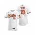 Men's Baltimore Orioles #19 Chris Davis Nike White Authentic 2020 Home Stitched Jersey