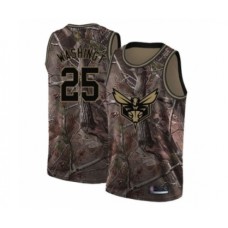 Men's Charlotte Hornets #25 PJ Washington Swingman Camo Realtree Collection Basketball Jersey