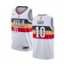 Men's Nike New Orleans Pelicans #10 Tony Carr White Swingman Jersey - Earned Edition