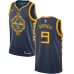 Men's Nike Golden State Warriors #9 Andre Iguodala Swingman Navy Blue NBA Jersey - City Edition