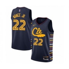 Men's Cleveland Cavaliers #22 Larry Nance Jr. Swingman Navy Basketball Stitched Jersey - 2019 20 City Edition