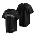 Men's Nike Colorado Rockies Blank Black Alternate Stitched Baseball Jersey