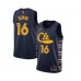 Men's Cleveland Cavaliers #16 Cedi Osman Swingman Navy Basketball Stitched Jersey - 2019 20 City Edition