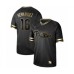 Men's Philadelphia Phillies #16 Cesar Hernandez Authentic Black Gold Fashion Baseball Stitched Jersey