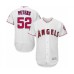 Men's Los Angeles Angels of Anaheim #52 Dillon Peters White Home Flex Base Authentic Collection Baseball Player Stitched Jersey