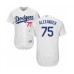 Men's Los Angeles Dodgers #75 Scott Alexander White Home Flex Base Authentic Collection Baseball Player Stitched Jersey