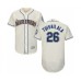 Men's Seattle Mariners #26 Sam Tuivailala Cream Alternate Flex Base Authentic Collection Baseball Player Stitched Jersey