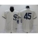 Men's Chicago White Sox #45 Michael Jordan Cream Elite 2021 Field of Dreams Stitched Jersey