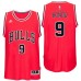 Chicago Bulls #9 Rajon Rondo Road Red New Swingman Jersey