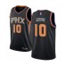 Men's Phoenix Suns #10 Ty Jerome Authentic Black Basketball Stitched Jersey Statement Edition