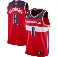 Men's Washington Wizards #8 Rui Hachimura Nike Red 2020-21 Swingman Stitched Jersey