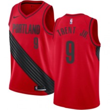 Men's Nike Portland Trail Blazers #9 Gary Trent Jr. Swingman Red NBA Jersey Statement Edition