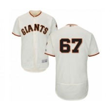 Men's San Francisco Giants #67 Sam Selman Cream Home Flex Base Authentic Collection Baseball Player Stitched Jersey