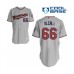 Men's Minnesota Twins #66 Jorge Alcala Authentic Grey Road Cool Base Baseball Player Stitched Jersey