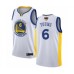 Men's Golden State Warriors #6 Nick Young Swingman White 2019 Basketball Finals Bound Basketball Jersey - Association Edition