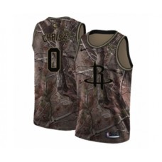 Men's Nike Houston Rockets #0 Marquese Chriss Swingman Camo Realtree Collection NBA Jersey