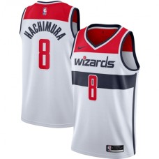 Men's Washington Wizards #8 Rui Hachimura Nike White 2020-21 Swingman Stitched Jersey