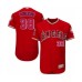 Men's Los Angeles Angels of Anaheim #38 Justin Anderson Red Alternate Flex Base Authentic Collection Baseball Player Stitched Jersey