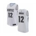 Men's Memphis Grizzlies #12 Ja Morant Authentic White Basketball Stitched Jersey - City Edition