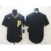 Men's Nike Pittsburgh Pirates Blank Black Stitched Jersey