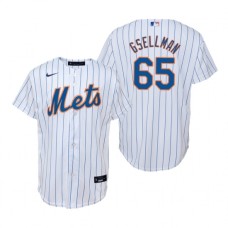 Men's Nike New York Mets #65 Robert Gsellman White Home Stitched Baseball Jersey