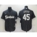 Men's Nike Chicago White Sox Southside #45 Michael Jordan Black Alternate Flex Base Stitched Jersey