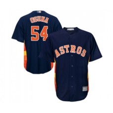 Men's Houston Astros #54 Roberto Osuna Replica Navy Blue Alternate Cool Base Baseball Jersey