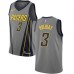 Men's Nike Indiana Pacers #3 Aaron Holiday Swingman Gray NBA Jersey - City Edition