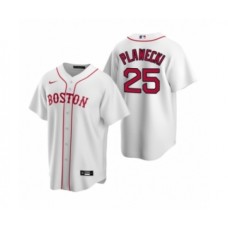 Men's Boston Red Sox #25 Kevin Plawecki Nike White Replica Alternate Stitched Jersey