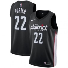 Men's Nike Washington Wizards #22 Otto Porter Swingman Black NBA Jersey - City Edition