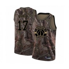 Men's Washington Wizards #17 Isaac Bonga Swingman Camo Realtree Collection Basketball Jersey