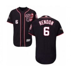 Men's Washington Nationals #6 Anthony Rendon Navy Blue Alternate Flex Base Authentic Collection 2019 World Series Bound Baseball Stitched Jersey