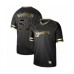 Men's Milwaukee Brewers #53 Brandon Woodruff Authentic Black Gold Fashion Baseball Stitched Jersey