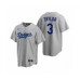 Men's Los Angeles Dodgers #3 Chris Taylor Nike Gray Replica Alternate Stitched Jersey