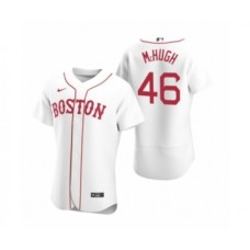 Men's Boston Red Sox #46 Collin McHugh Nike White Authentic 2020 Alternate Stitched Jersey