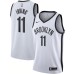 Men's Brooklyn Nets #11 Kyrie Irving Nike White 2020-21 Swingman Stitched Jersey