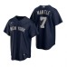 Men's Nike New York Yankees #7 Mickey Mantle Navy Alternate Stitched Baseball Jersey