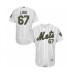 Men's New York Mets #67 Seth Lugo Authentic White 2016 Memorial Day Fashion Flex Base Baseball Player Stitched Jersey