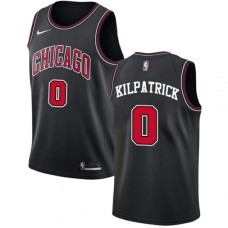 Men's Nike Chicago Bulls #0 Sean Kilpatrick Authentic Black NBA Jersey Statement Edition