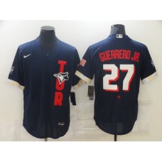 Men's Toronto Blue Jays #27 Vladimir Guerrero Jr. Nike Navy 2021 All-Star Game Replica Player Stitched Jersey